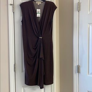 Michael Kors Carmel/Black Dress Size large